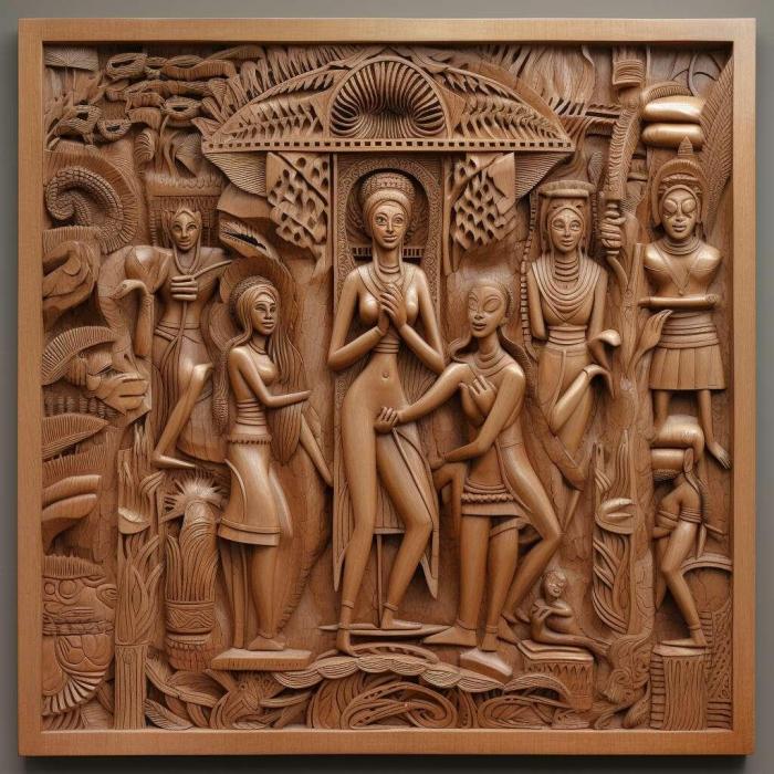 نموذج ثلاثي الأبعاد لآلة CNC 3D Art 